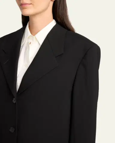 The Row Selim Single-Breasted Oversized Blazer Jacket | Thumbnail 5