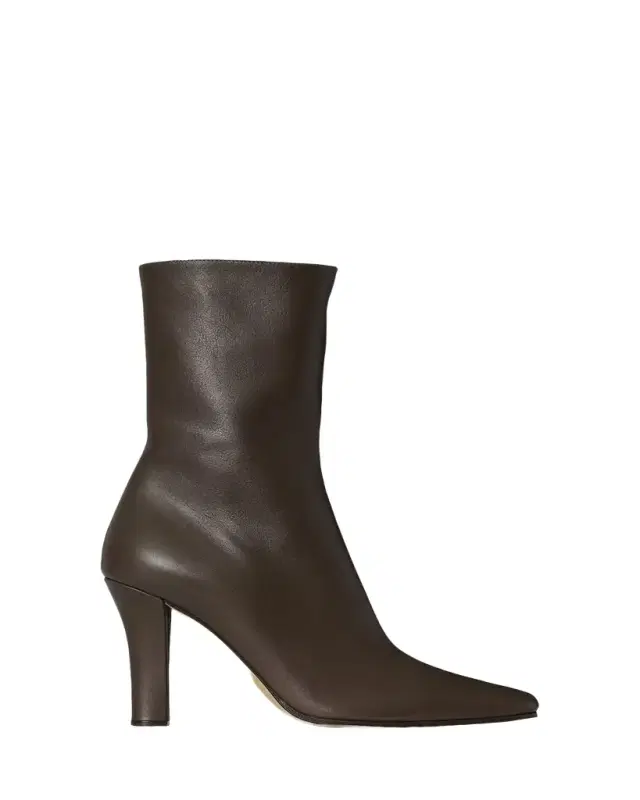 90mm Mona Leather Booties