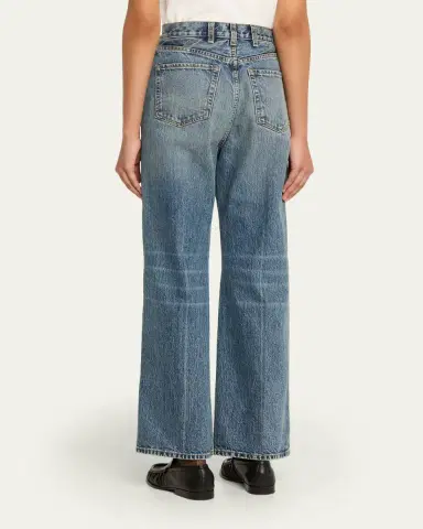 RÙADH The Quinn Acid-Washed Straight-Leg Jeans | Thumbnail 3
