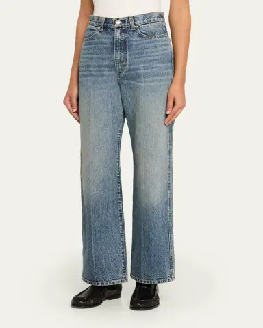 RÙADH The Quinn Acid-Washed Straight-Leg Jeans | Thumbnail 4