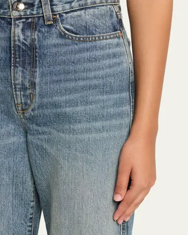 RÙADH The Quinn Acid-Washed Straight-Leg Jeans | Thumbnail 5
