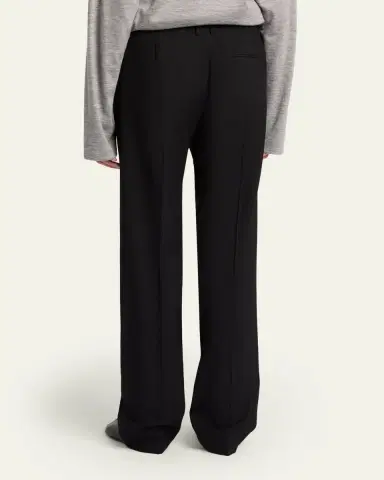 The Row Hiram Straight-Leg Wool Pants | Thumbnail 3 The Row Hiram Straight-Leg Wool Pants | Thumbnail 3