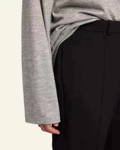 The Row Hiram Straight-Leg Wool Pants | Thumbnail 5 The Row Hiram Straight-Leg Wool Pants | Thumbnail 5
