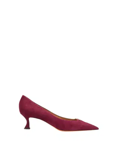 Santoni 55mm Suede Buckle Mid-Heel Pumps | Thumbnail 1
