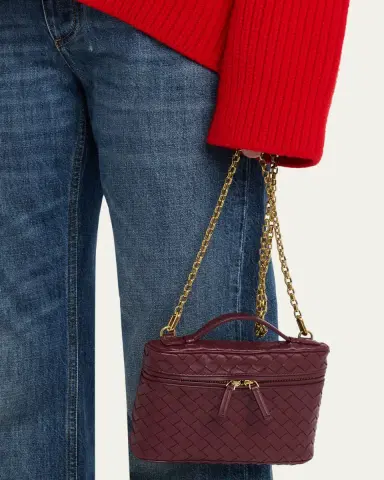 Bottega Veneta Small Soft Vanity Intrecciato Leather Crossbody Bag | Thumbnail 2 Bottega Veneta Small Soft Vanity Intrecciato Leather Crossbody Bag | Thumbnail 2