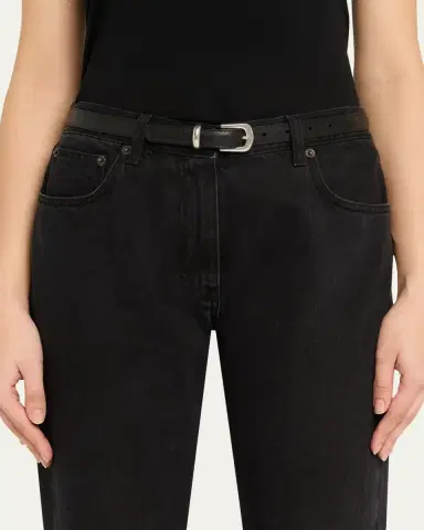 The Row Ring Leather Belt | Thumbnail 2 The Row Ring Leather Belt | Thumbnail 2