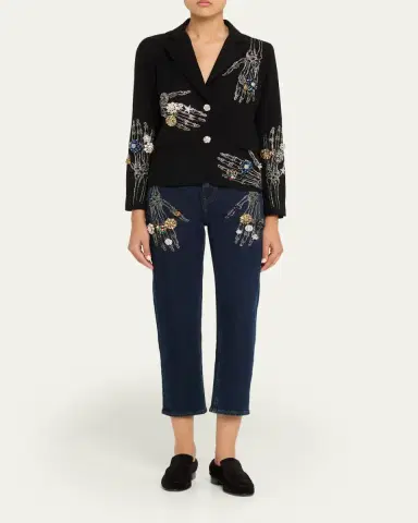 Libertine Buried Treasure Embellished Single-Breasted Short Blazer | Thumbnail 2 Libertine Buried Treasure Embellished Single-Breasted Short Blazer | Thumbnail 2