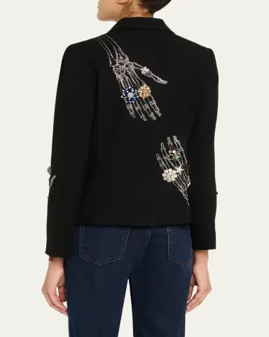 Libertine Buried Treasure Embellished Single-Breasted Short Blazer | Thumbnail 3 Libertine Buried Treasure Embellished Single-Breasted Short Blazer | Thumbnail 3