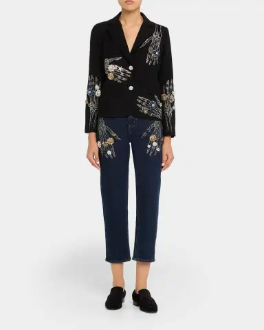 Libertine Buried Treasure Embellished Single-Breasted Short Blazer | Thumbnail 6 Libertine Buried Treasure Embellished Single-Breasted Short Blazer | Thumbnail 6