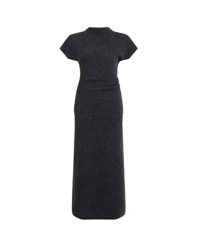 Abie Boiled Wool Maxi Dress