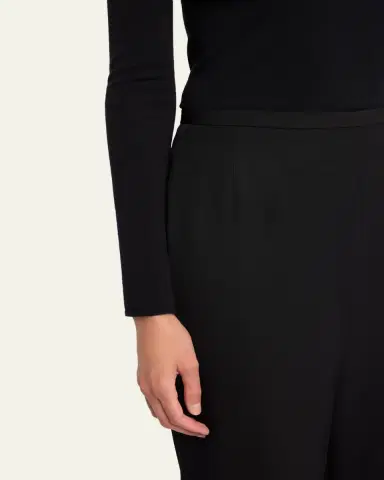 The Row Roger Wool-Silk Twill Straight-Leg Pants | Thumbnail 5
