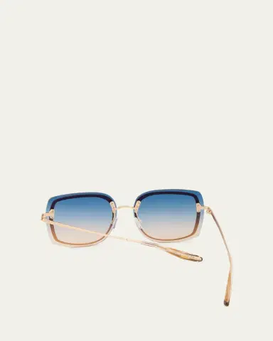 BARTON PERREIRA Halima 65mm Square Titanium Sunglasses | Thumbnail 3 BARTON PERREIRA Halima 65mm Square Titanium Sunglasses | Thumbnail 3