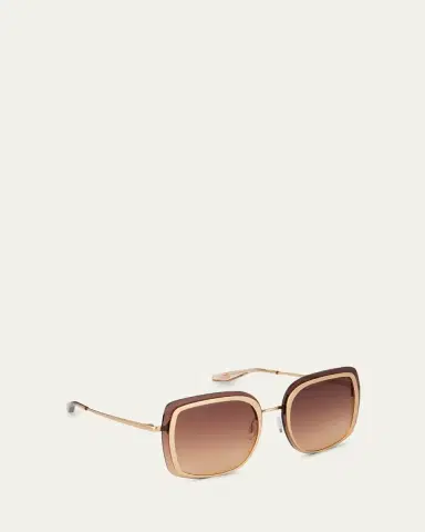 BARTON PERREIRA Halima 65mm Square Titanium Sunglasses | Thumbnail 2 BARTON PERREIRA Halima 65mm Square Titanium Sunglasses | Thumbnail 2