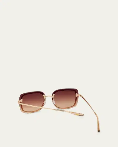 BARTON PERREIRA Halima 65mm Square Titanium Sunglasses | Thumbnail 3 BARTON PERREIRA Halima 65mm Square Titanium Sunglasses | Thumbnail 3