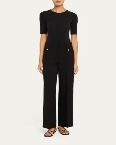 Frame Le Slim Palazzo Trousers | Thumbnail 2 Frame Le Slim Palazzo Trousers | Thumbnail 2