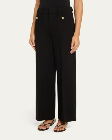 Frame Le Slim Palazzo Trousers | Thumbnail 4 Frame Le Slim Palazzo Trousers | Thumbnail 4