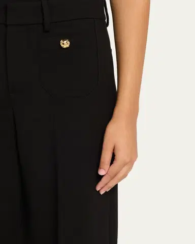 Frame Le Slim Palazzo Trousers | Thumbnail 5 Frame Le Slim Palazzo Trousers | Thumbnail 5