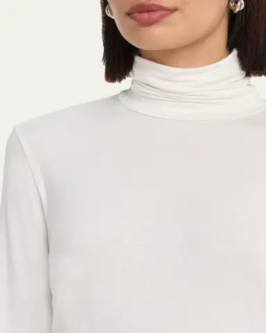 Majestic Filatures Soft Touch Pleated Long-Sleeve Turtleneck | Thumbnail 9 Majestic Filatures Soft Touch Pleated Long-Sleeve Turtleneck | Thumbnail 9