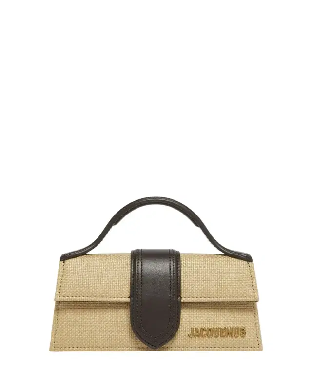 Le Bambino Woven Top-Handle Bag