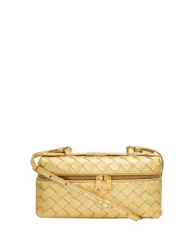 Bottega Veneta Bang Bang Laminated Leather Vanity Crossbody Bag | Thumbnail 1