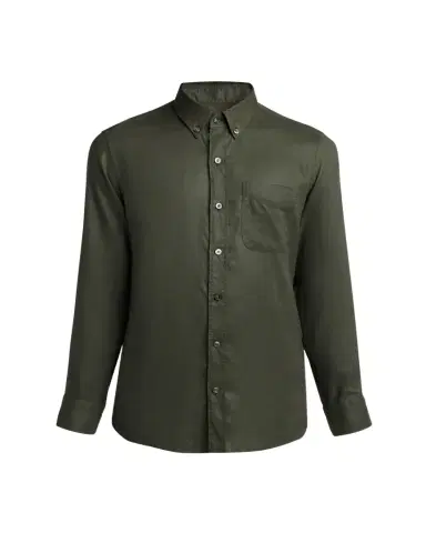 Tom Ford Men's Slim-Fit Gabardine Button-Down Shirt | Thumbnail 1 Tom Ford Men's Slim-Fit Gabardine Button-Down Shirt | Thumbnail 1