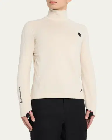 Moncler Grenoble Men's Polartec Slim Fit Turtleneck Sweater | Thumbnail 8