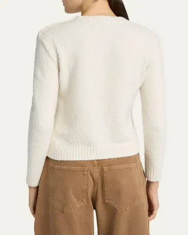 Moncler Crewneck Logo Sweater | Thumbnail 3 Moncler Crewneck Logo Sweater | Thumbnail 3