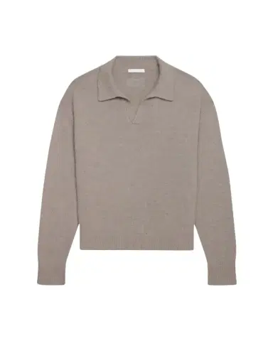 Helmut Lang Men's Brushed Polo Sweater | Thumbnail 1