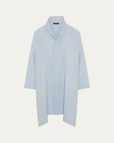 Eskandar A-Line Floral Silk Shirt | Thumbnail 5 Eskandar A-Line Floral Silk Shirt | Thumbnail 5