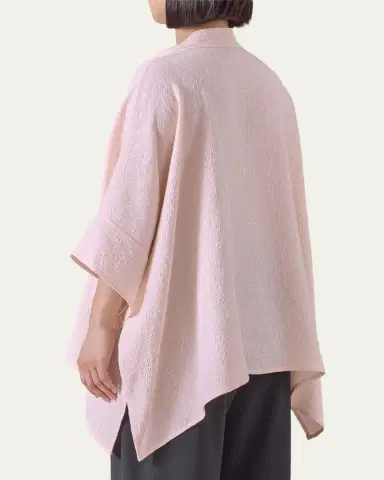 Eskandar A-Line Textured Silk Shirt | Thumbnail 3 Eskandar A-Line Textured Silk Shirt | Thumbnail 3