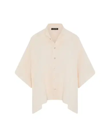 Eskandar A-Line Textured Silk Shirt | Thumbnail 1 Eskandar A-Line Textured Silk Shirt | Thumbnail 1