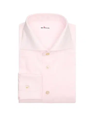Kiton Men's Micro-Herringbone Cotton Dress Shirt | Thumbnail 1 Kiton Men's Micro-Herringbone Cotton Dress Shirt | Thumbnail 1