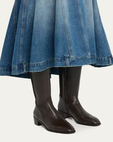 Aquatalia Ricarda Leather Knee-High Boots | Thumbnail 2 Aquatalia Ricarda Leather Knee-High Boots | Thumbnail 2