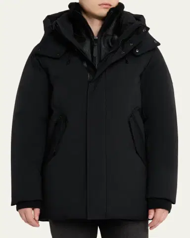 Mackage Men's Sullivan 2-In-1 Down Coat With Removable Bib | Thumbnail 4 Mackage Men's Sullivan 2-In-1 Down Coat With Removable Bib | Thumbnail 4
