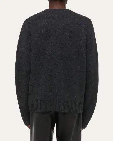 Helmut Lang Men's HL Logo Crewneck Sweater | Thumbnail 3 Helmut Lang Men's HL Logo Crewneck Sweater | Thumbnail 3