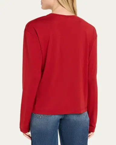 TOTEME Classic Long-Sleeve Tee | Thumbnail 3