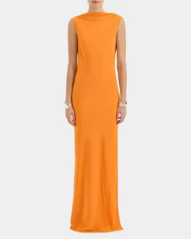 SIR. Isla Cowl-Back Silk Gown | Thumbnail 2 SIR. Isla Cowl-Back Silk Gown | Thumbnail 2