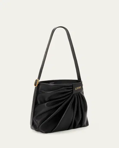 Loewe Pleated Tote Bag in Leather | Thumbnail 3 Loewe Pleated Tote Bag in Leather | Thumbnail 3