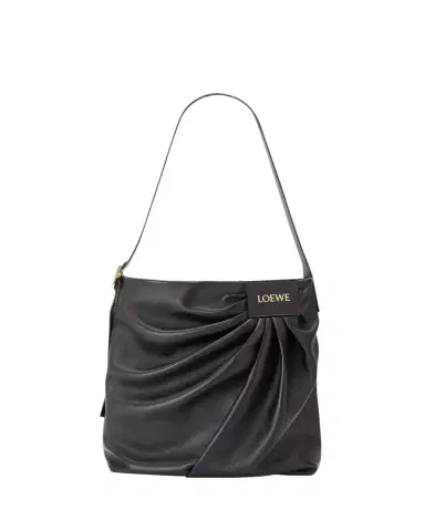 Loewe Pleated Tote Bag in Leather | Thumbnail 1 Loewe Pleated Tote Bag in Leather | Thumbnail 1