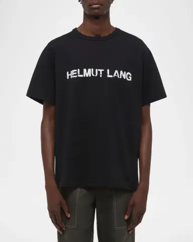 Helmut Lang Men's Relaxed-Fit Stencil Cotton Tee | Thumbnail 12