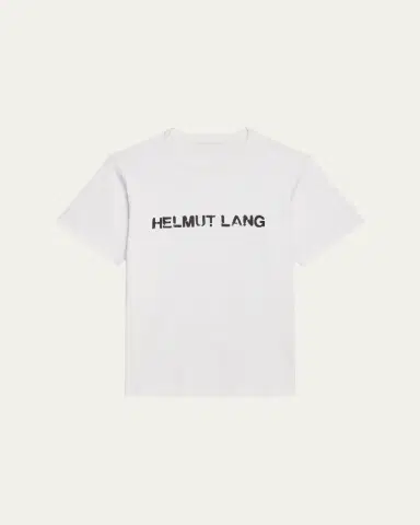 Helmut Lang Men's Relaxed-Fit Stencil Cotton Tee | Thumbnail 9