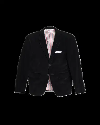 Thom Browne Men's Corduroy Stripe-Lined Blazer | Thumbnail 2 Thom Browne Men's Corduroy Stripe-Lined Blazer | Thumbnail 2