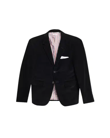 Thom Browne Men's Corduroy Stripe-Lined Blazer | Thumbnail 1 Thom Browne Men's Corduroy Stripe-Lined Blazer | Thumbnail 1