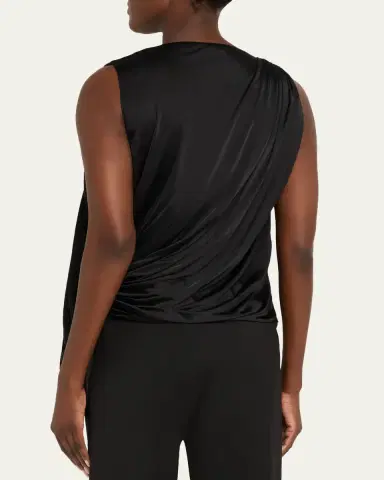 Loewe Draped Jersey Sleeveless Top | Thumbnail 3 Loewe Draped Jersey Sleeveless Top | Thumbnail 3