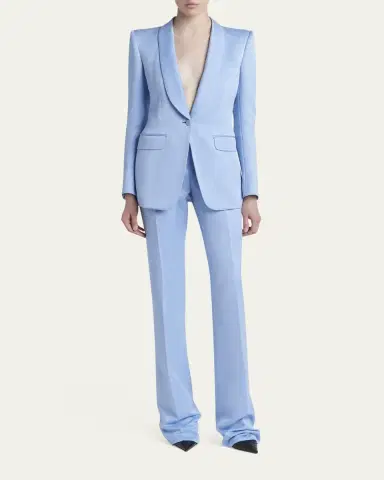 Tom Ford Cotton Velvet Single-Breasted Blazer | Thumbnail 2 Tom Ford Cotton Velvet Single-Breasted Blazer | Thumbnail 2