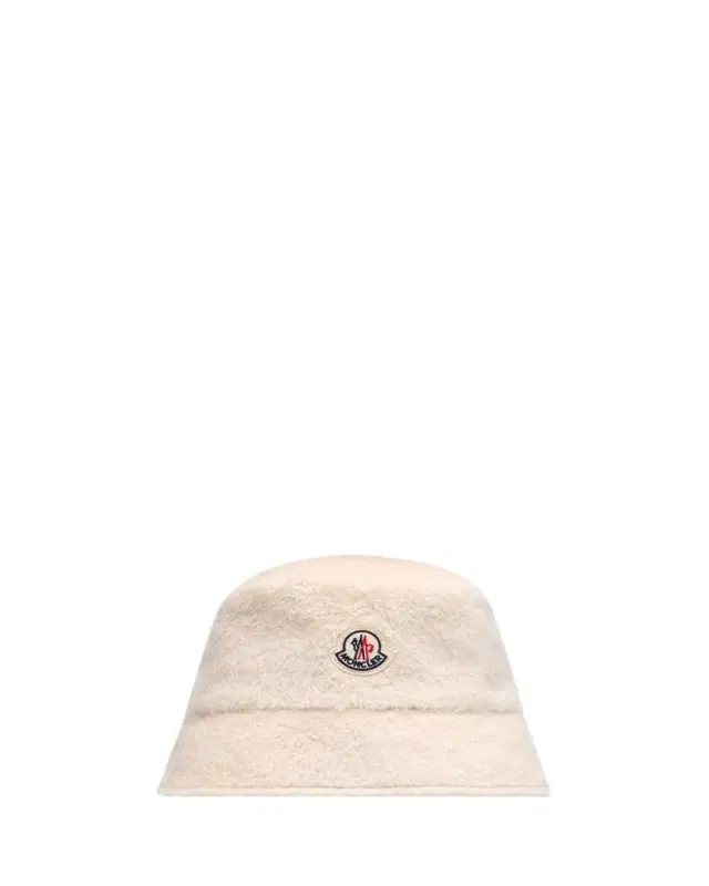 Moncler Wool Logo Bucket Hat