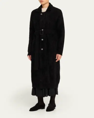 Guest in Residence Grizzly Cashmere Long Belted Coat | Thumbnail 4 Guest in Residence Grizzly Cashmere Long Belted Coat | Thumbnail 4