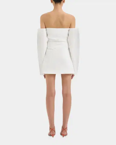 SIR. Martina Sleeved Off-Shoulder Mini Dress | Thumbnail 7 SIR. Martina Sleeved Off-Shoulder Mini Dress | Thumbnail 7