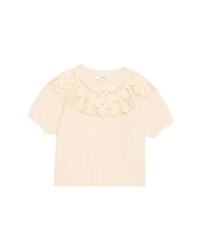 FRAME The Lace Gathered Sweater