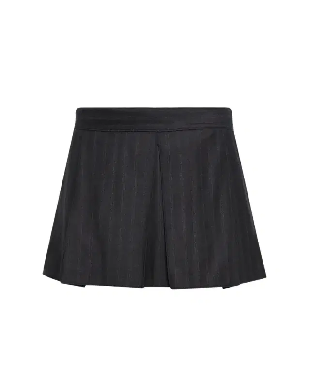 WE-AR4 The Jane Pleated Pinstripe Wool Mini Skirt